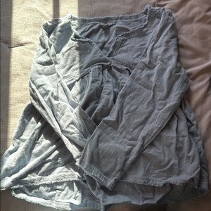 Aerie Blue Casual Blouse